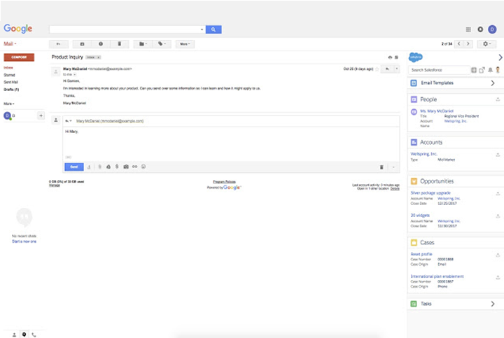 Salesforce for Gmail
