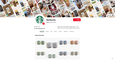 Pinterest Starbucks integrated marketing communication