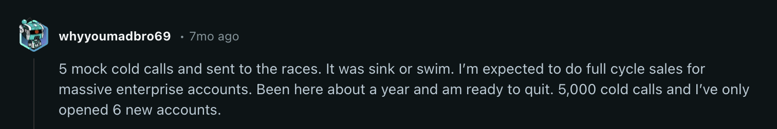 sales reps about onboarding process