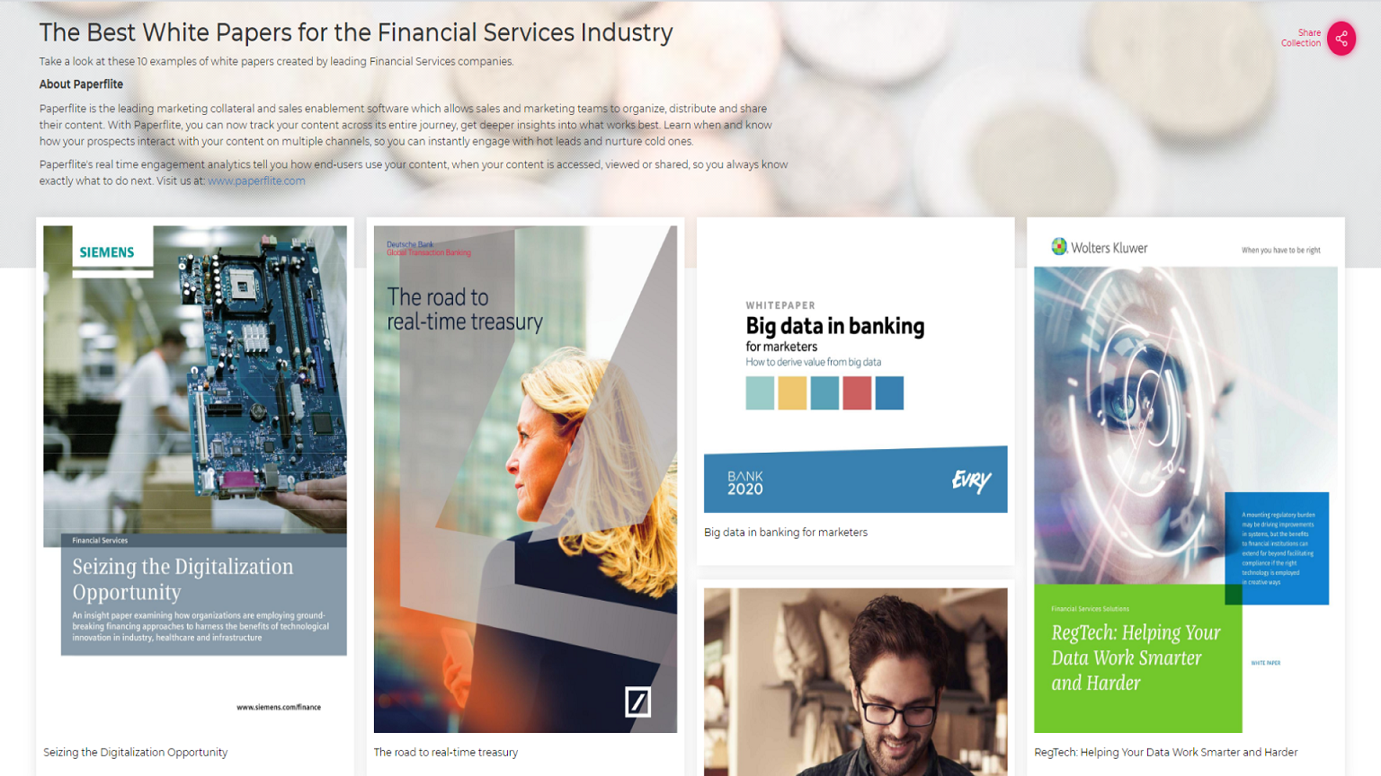 The Best White Papers for the Financial Services Industry