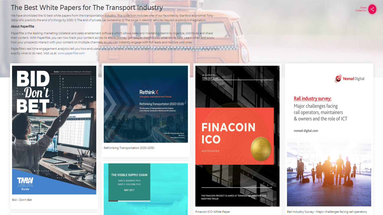 The Best White Papers for the Transport Industry