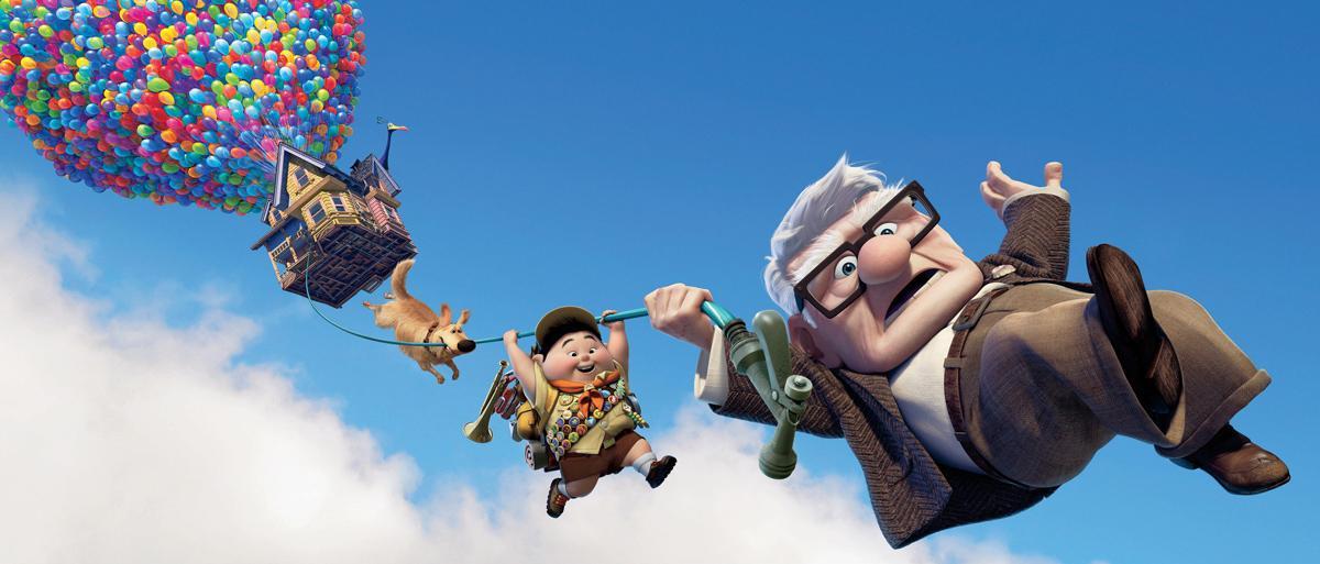 a still from the movie up in a feature update post by paperflite