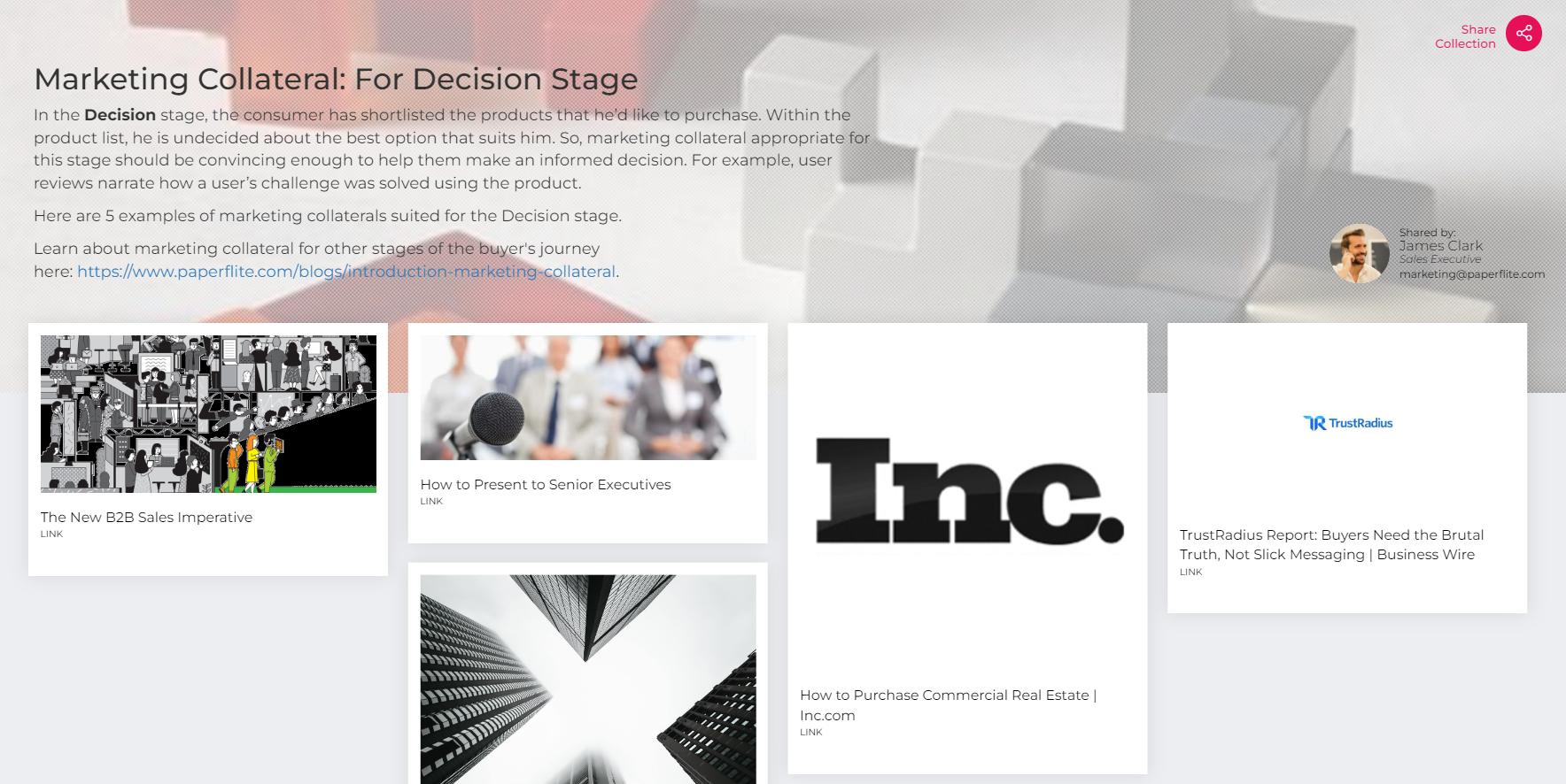 decision stage collateral 